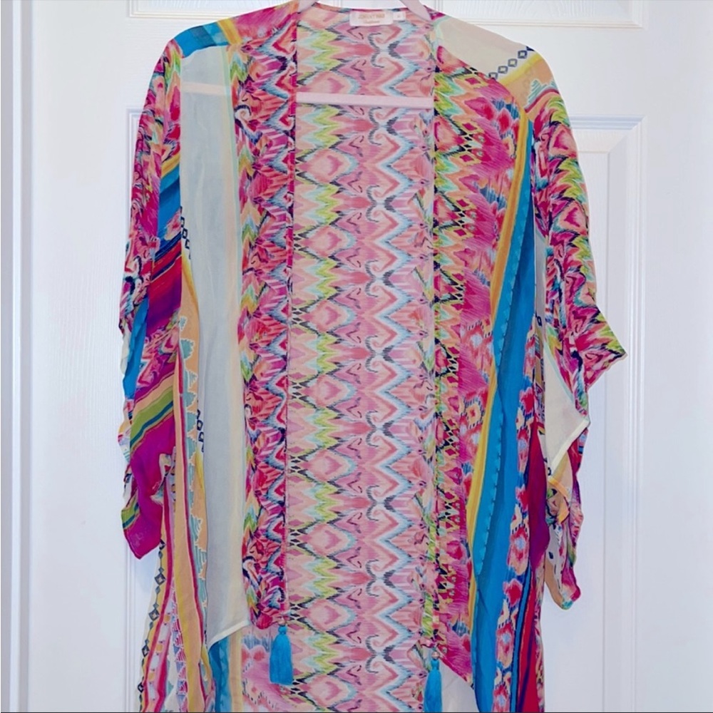 JOHNNY WAS beach kimono